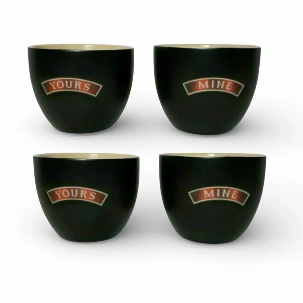 Bailey’s Irish Cream Yours and Wine Cup Set of 4(NWOT)